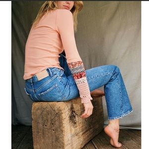 Free People In The Mix Cuff Thermal Top